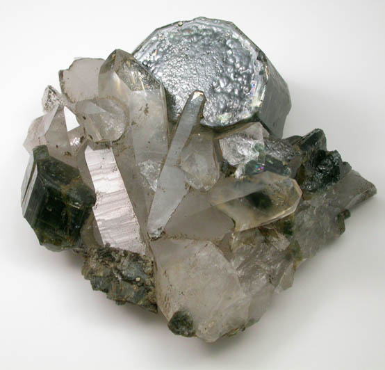 Fluorapatite and Quartz from Panasqueira Mine, Barroca Grande, 21 km. west of Fundao, Castelo Branco, Portugal