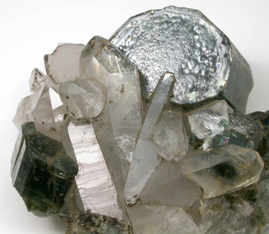 Fluorapatite and Quartz from Panasqueira Mine, Barroca Grande, 21 km. west of Fundao, Castelo Branco, Portugal