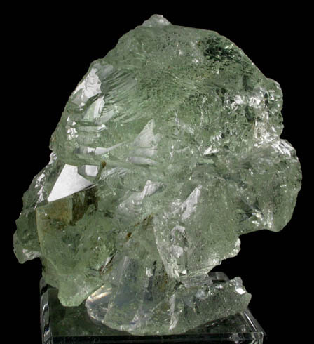 Beryl var. Aquamarine (complexly etched crystal) from 	Divino das Laranjeiras, Minas Gerais, Brazil