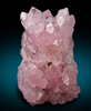 Quartz var. Rose Quartz Crystals from Lavra da Ilha, Taquaral, Jequitinhonha River, Minas Gerais, Brazil