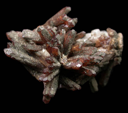 Eosphorite with Rose Quartz Crystals from Lavra da Ilha, Taquaral, Jequitinhonha River, Minas Gerais, Brazil