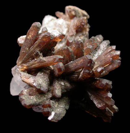 Eosphorite with Rose Quartz Crystals from Lavra da Ilha, Taquaral, Jequitinhonha River, Minas Gerais, Brazil