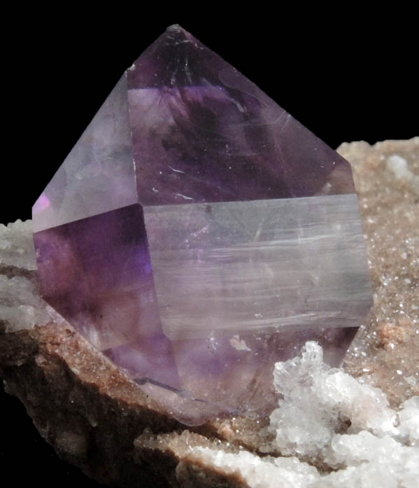 Quartz var. Amethyst Quartz from Balkhash Lake, near Preozersk, Karaganda Oblast, Kazakhstan