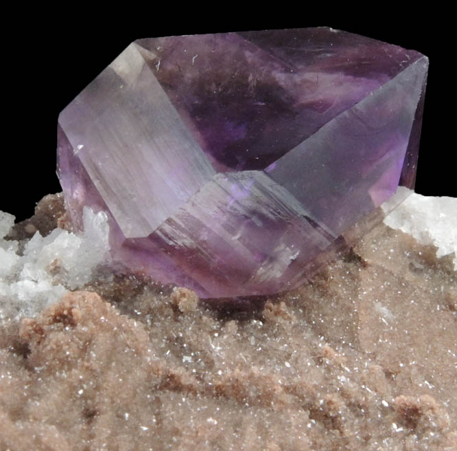 Quartz var. Amethyst Quartz from Balkhash Lake, near Preozersk, Karaganda Oblast, Kazakhstan