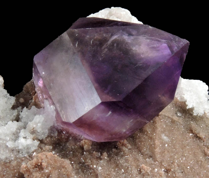 Quartz var. Amethyst Quartz from Balkhash Lake, near Preozersk, Karaganda Oblast, Kazakhstan