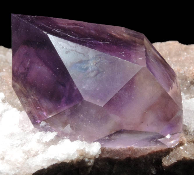 Quartz var. Amethyst Quartz from Balkhash Lake, near Preozersk, Karaganda Oblast, Kazakhstan