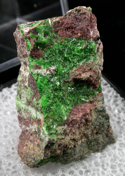 Cuprosklodowskite from Musonoi Mine, Kolwezi District, Katanga Copperbelt, Lualaba Province, Democratic Republic of the Congo