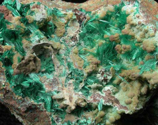 Brochantite from Grandview Mine, Coconino County, Arizona