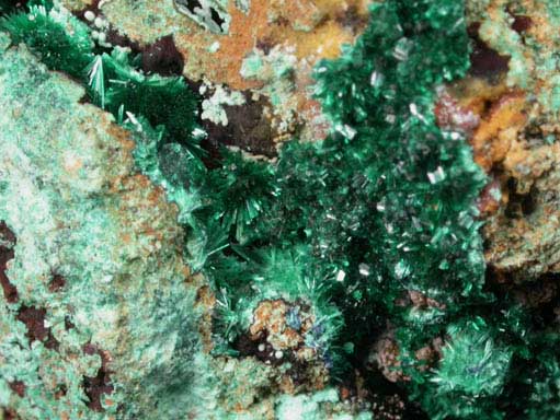 Brochantite from Grandview Mine, Coconino County, Arizona