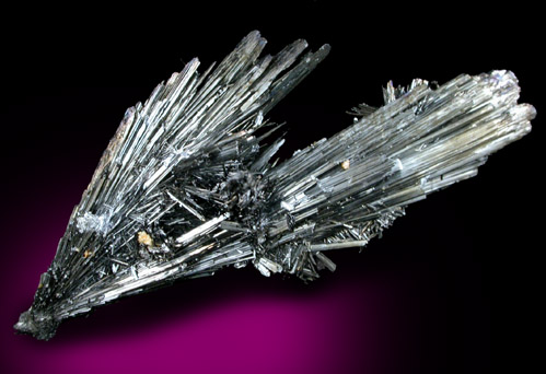 Stibnite from Herja Mine (Kisbanya), Baia Mare, Maramures, Romania