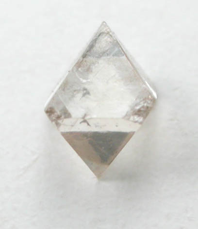 Diamond (0.08 carat pale-brown octahedral crystal) from Fuxian, Lianing Province, China