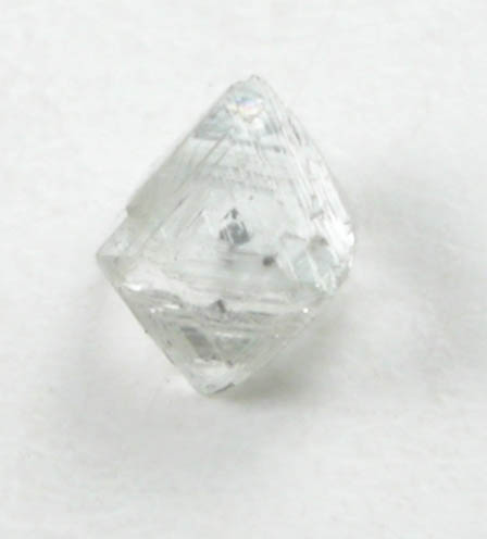 Diamond (0.07 carat colorless octahedral crystal) from Fuxian, Lianing Province, China