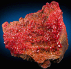 Vanadinite on Calcite from North Geronimo Mine, La Paz County, Arizona