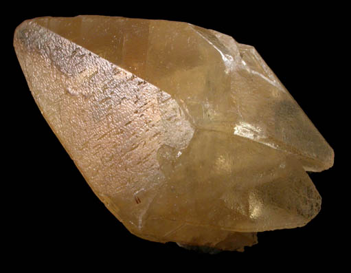 Calcite (C-axis twinned crystals) from Gallatin Creek, Gallatin County, Montana