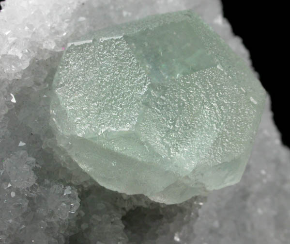 Fluorite on Quartz from Dong Po, Hunan, China