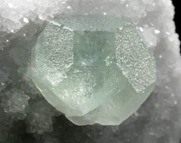 Fluorite on Quartz from Dong Po, Hunan, China