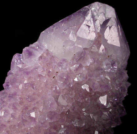 Quartz var. Amethyst (Cactus Quartz) from Boekenhouthoek area, Mpumalanga Province, South Africa