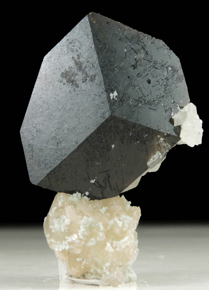 Uvite Tourmaline on Magnesite from Brumado District, Serra das guas, Bahia, Brazil