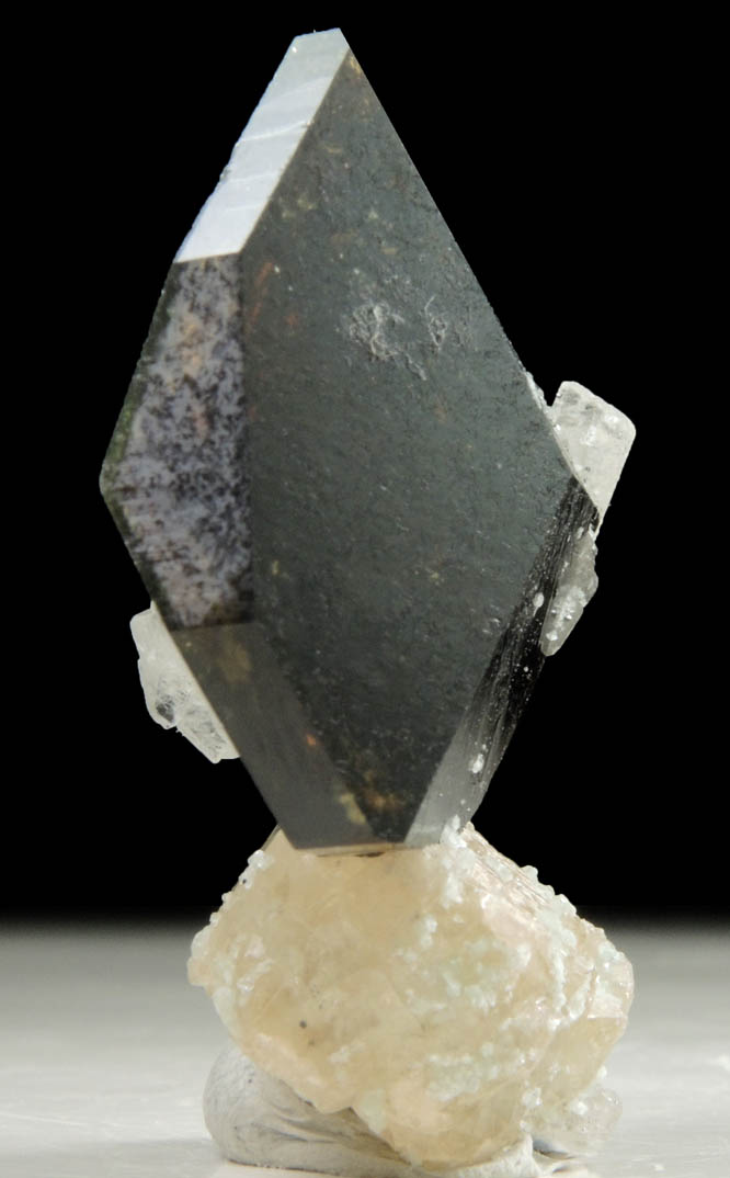 Uvite Tourmaline on Magnesite from Brumado District, Serra das guas, Bahia, Brazil