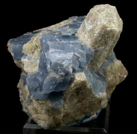 Fluorapatite in Calcite from Crestmore Quarry, Riverside County, California