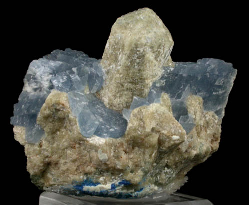 Fluorapatite in Calcite from Crestmore Quarry, Riverside County, California