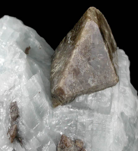 Titanite in Calcite from Crestmore Quarry, Riverside County, California