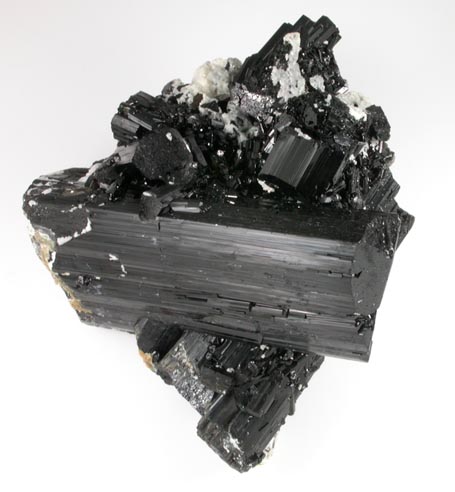 Schorl Tourmaline with Albite from Anzar Army Camp, Gilgit-Skardu Road, Gilgit-Baltistan, Pakistan