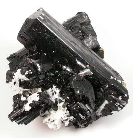 Schorl Tourmaline with Albite from Anzar Army Camp, Gilgit-Skardu Road, Gilgit-Baltistan, Pakistan