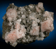 Chabazite-Ca, Apophyllite, Natrolite, Calcite from Upper New Street Quarry, Paterson, Passaic County, New Jersey