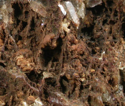 Triphylite, Fairfieldite, Albite from Nevel Quarry, Plumbago Mountain, Newry, Oxford County, Maine