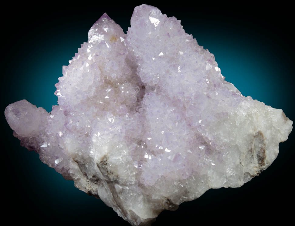 Quartz var. Amethyst (Cactus Quartz) from Boekenhouthoek area, Mpumalanga Province, South Africa