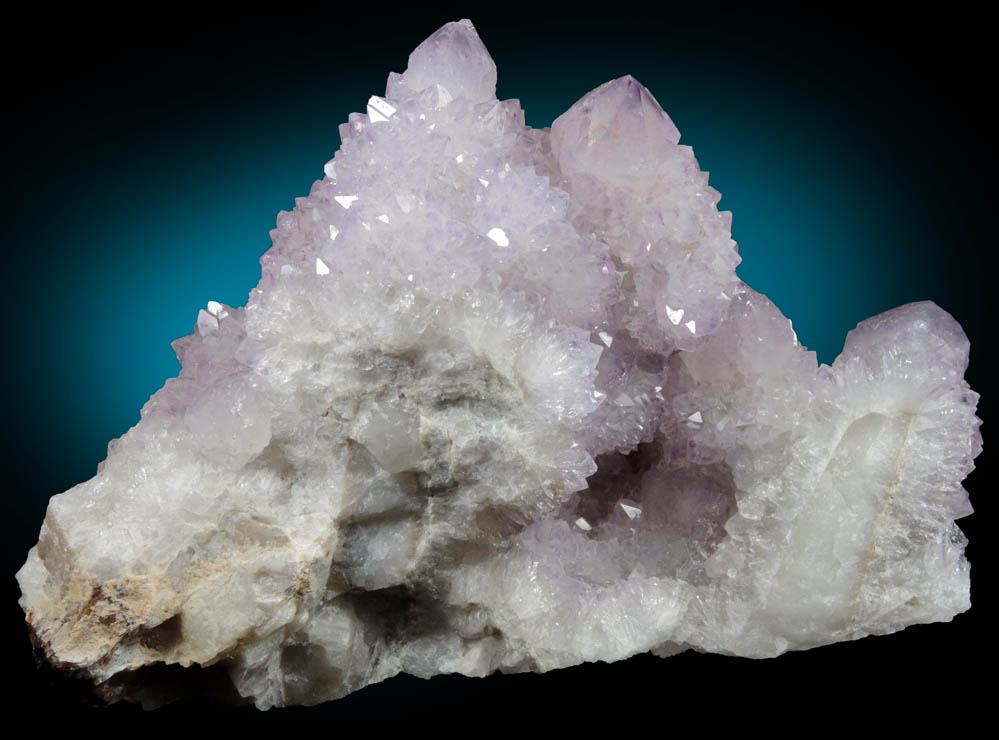 Quartz var. Amethyst (Cactus Quartz) from Boekenhouthoek area, Mpumalanga Province, South Africa