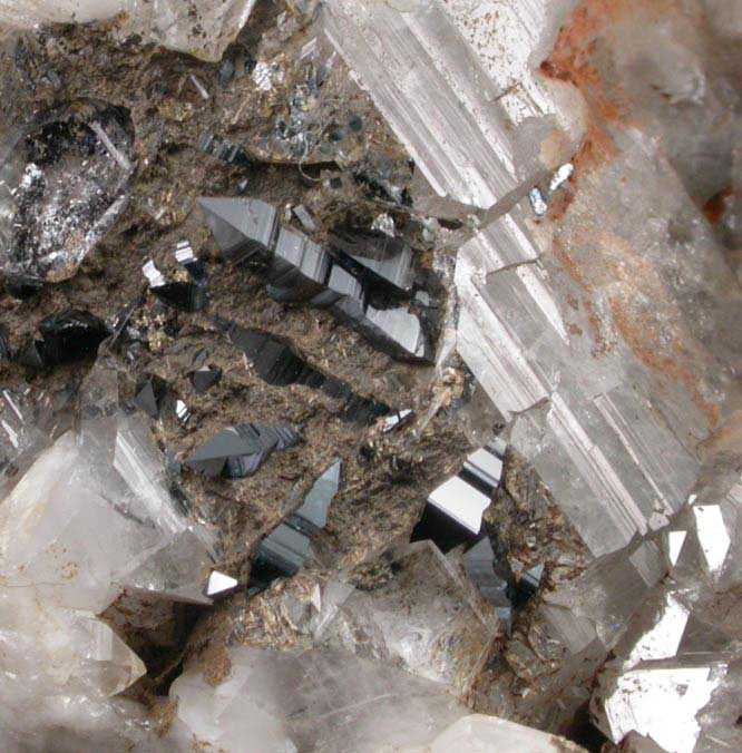 Anatase on Quartz from Tujetsch (Tavetsch), Grischun (Graubnden), Switzerland