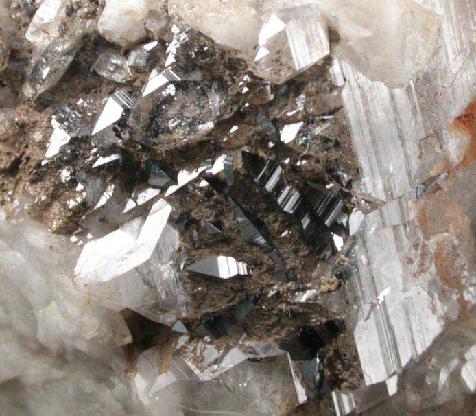 Anatase on Quartz from Tujetsch (Tavetsch), Grischun (Graubnden), Switzerland