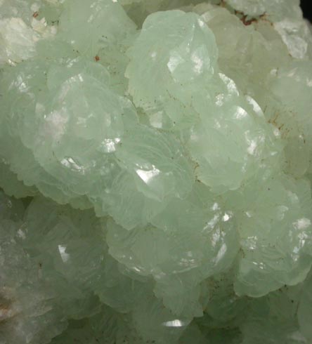 Prehnite from Interstate 80 road cut, Paterson, Passaic County, New Jersey