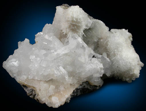 Thomsonite-Ca on Chabazite-Ca and Stilbite-Ca from Jaquish Road Cut, near Goble, Columbia County, Oregon