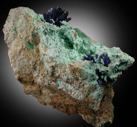 Azurite from Grandview Mine, Coconino County, Arizona