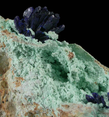 Azurite from Grandview Mine, Coconino County, Arizona