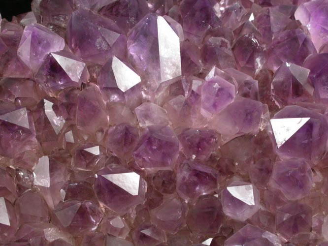 Quartz var. Amethyst on Milky Quartz from Diamond Hill, Ashaway, south of Hopkinton, Washington County, Rhode Island