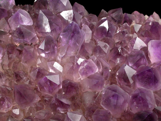 Quartz var. Amethyst on Milky Quartz from Diamond Hill, Ashaway, south of Hopkinton, Washington County, Rhode Island