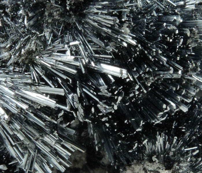 Stibnite with Calcite from Herja Mine, Baia Mare, Maramures, Romania