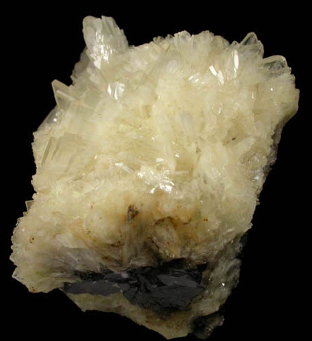 Barite on Fluorite from Annabel Lee Mine, Harris Creek District, Hardin County, Illinois