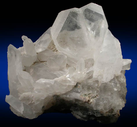 Quartz (Japan Law-twinned) from Flor de Peru II (Rosario Mabel) claim, near Pampa Blanca, Castrovirryna Province, Peru