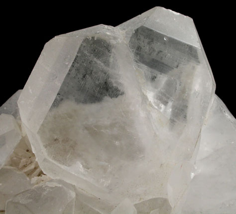 Quartz (Japan Law-twinned) from Flor de Peru II (Rosario Mabel) claim, near Pampa Blanca, Castrovirryna Province, Peru