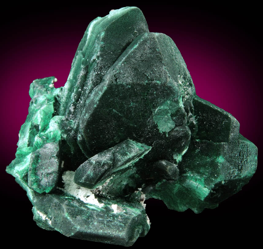 Malachite pseudomorphs after Azurite from Milpillas Mine, Cuitaca, Sonora, Mexico