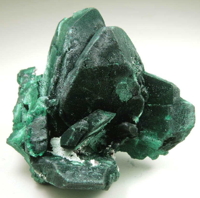 Malachite pseudomorphs after Azurite from Milpillas Mine, Cuitaca, Sonora, Mexico