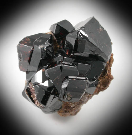 Cassiterite (twinned crystals) from Elsmore Hill, New South Wales, Australia