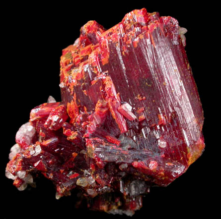 Realgar from Getchell Mine, Humboldt County, Nevada