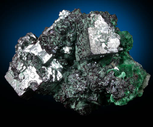 Cuprite, Malachite, Cerussite from Onganja Mine, Seeis, Khomas, Namibia