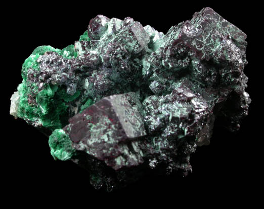 Cuprite, Malachite, Cerussite from Onganja Mine, Seeis, Khomas, Namibia